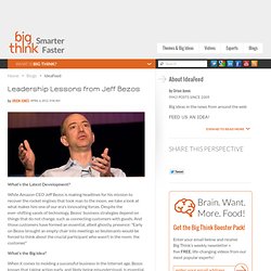 Leadership Lessons from Jeff Bezos