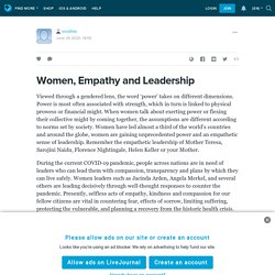 Women, Empathy and Leadership: vividhta — LiveJournal