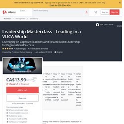 Leadership Masterclass - Leading in a VUCA World