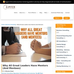 How great leadership mentoring and lead to business success