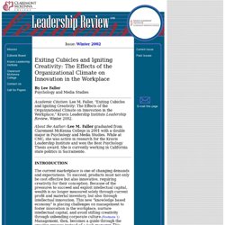 Leadership Review - A Publication of the Claremont McKenna Colle