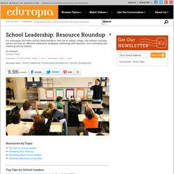 School Leadership: Resource Roundup