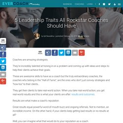 5 Leadership Traits All Rockstar Coaches Should Have