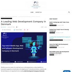 Web Development Company in Denmark