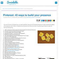 Ways to get more from Pinterest