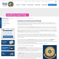 Leading Learning/masada college