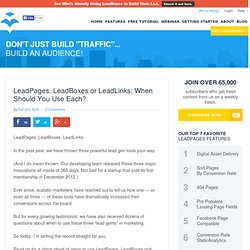 LeadBoxes or LeadLinks: Which Should You Use?