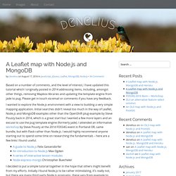 A Leaflet map with Node.js and MongoDB – denelius