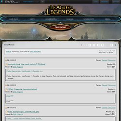 League of Legends Community - Search Results