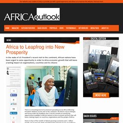 Africa to Leapfrog into New Prosperity