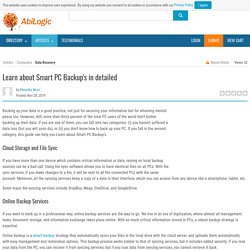 Learn about Smart PC Backup's in detailed