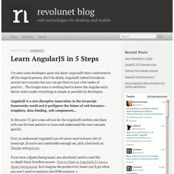 Learn AngularJS in 5 steps - revolunet blog