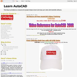 Learn AutoCAD
