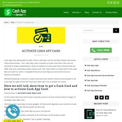 Learn the best way to activate Cash App Card in just few steps