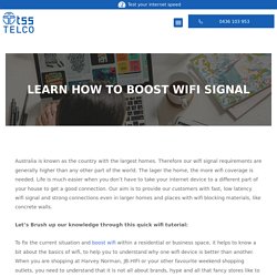 Learn How To Boost Wifi Signal Ways to Boost Your Wi-Fi Signal