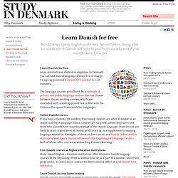 Learn Danish for free