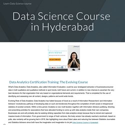 Learn Data Science course