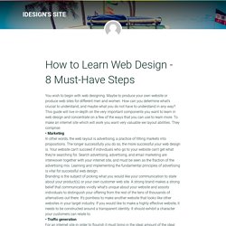 How to Learn Web Design - 8 Must-Have Steps