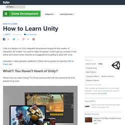 How to Learn Unity