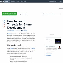 How to Learn Three.js for Game Development – Game Development – Tuts+
