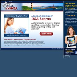 Learn English free with USA Learns!