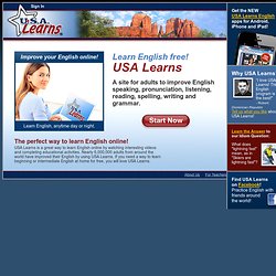 Learn English free with USA Learns!