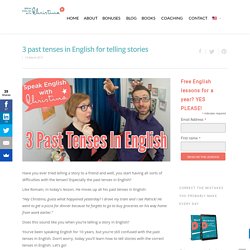 Learn English Grammar: Past tenses in English