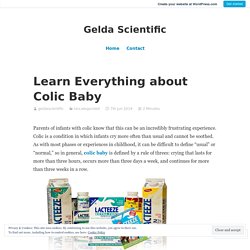 Learn Everything about Colic Baby – Gelda Scientific