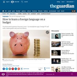 How to learn a foreign language on a budget