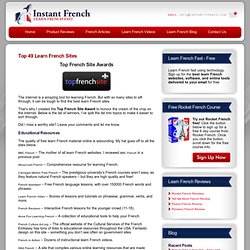 Top 49 Learn French Sites « Learn French Fast Blog