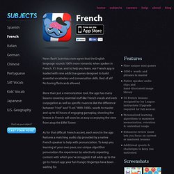 Learn French with MindSnacks