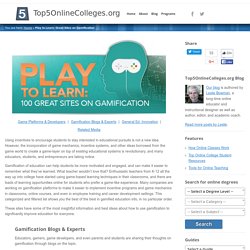 Play to Learn: Great Sites on Gamification
