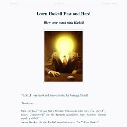 Learn Haskell Fast and Hard