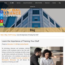 Learn the Importance of Training Your Staff