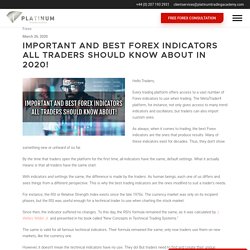 Learn about the Best Forex Indicators