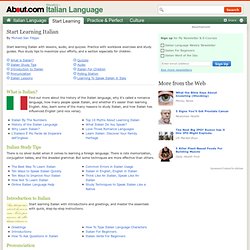 Learn Italian - Italian Study Tips - Italian Lessons