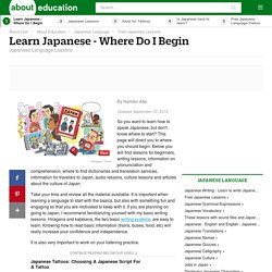 Learn to Speak Japanese