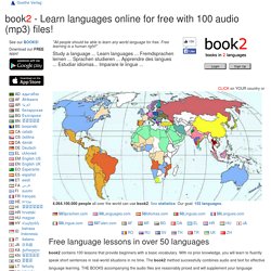 book2 Audio Trainer - Learn 40 Languages Online for Free - English Spanish French Chinese German Italian Russian Dutch Portuguese ...