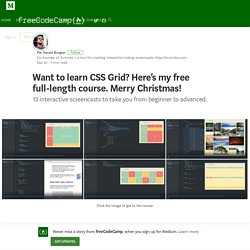 Want to learn CSS Grid? Here’s my free full-length course. Merry Christmas!