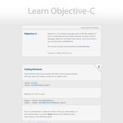 Cocoa: Learn Objective-C