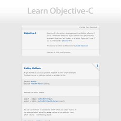 Cocoa Dev Central: Learn Objective-C