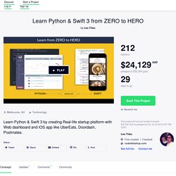 Learn Python & Swift 3 from ZERO to HERO by Leo Trieu