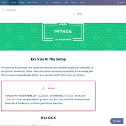 Learn Python the Hard Way - Read for Free