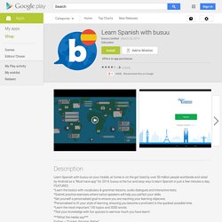 Learn Spanish with busuu - Android Apps on Google Play
