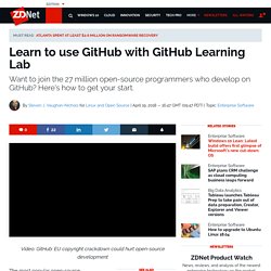 ​Learn to use GitHub with GitHub Learning Lab