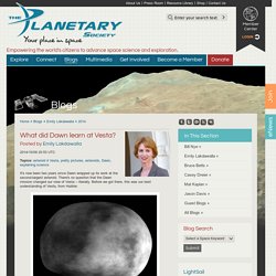 What did Dawn learn at Vesta?