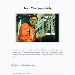 Learn Vim Progressively