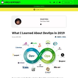 What I Learned About DevOps in 2019 - By Umesh Saha