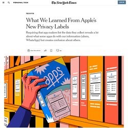 What We Learned From Apple’s New Privacy Labels