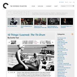 10 Things I Learned: The Tin Drum